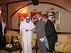 Fotos &ndash; Quelle: Wirtschaftsministerium MV; Bild 1: Wirtschaftsminister MV Harry Glawe (Mitte) im Gespräch mit dem Gesundheitsminister der Vereinigten Arabischen Emirate Humaid Mohammed Obeid Al Qattami. Rechts im Bild: Dr. Christoph Jaehne; Referatsleiter Gesundheitswirtschaft im Wirtschaftsministerium MV