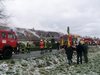 Dachstuhlbrand in Haidhof bei Gingst auf R�gen - 165 Einsatzkr�fte im Einsatz