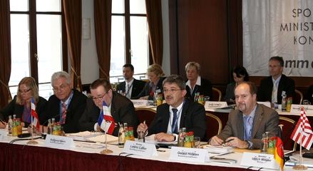 Tagung der Sportministerkonferenz in Rostock-Hohe Düne